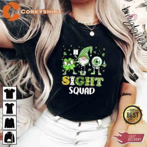 Sight Squad Funny Optician St.Patricks Shirt