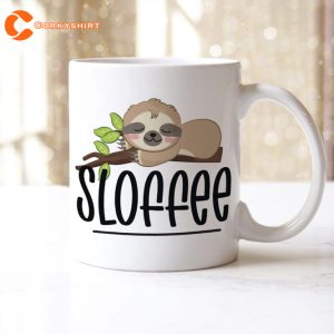 Sloffee Mug Cute Sloth Funny Coffee Cup 1