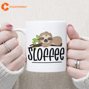 Sloffee Mug Cute Sloth Funny Coffee Cup 2