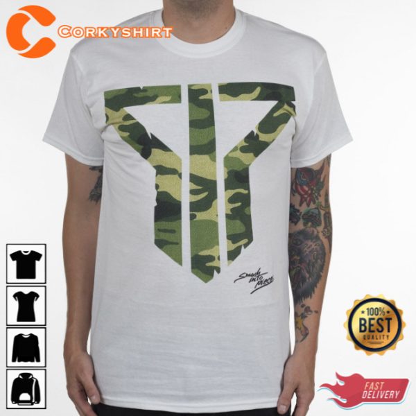 Smash Into Pieces Camo Symbol Shirt Gift For Fan