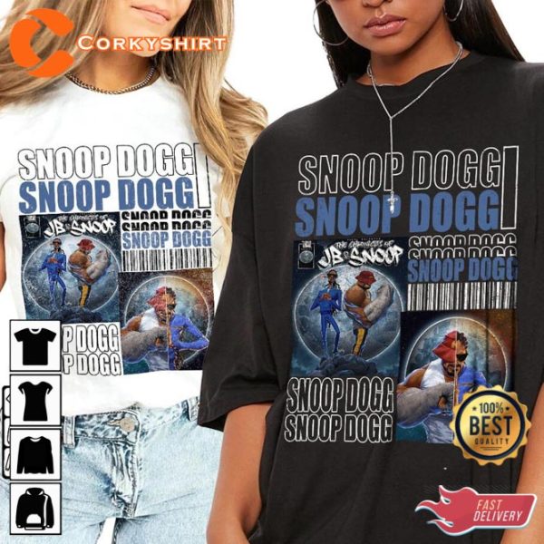 Snoop Dogg Album Rap Tracklist Gifts for Fan Unisex Graphic T-Shirt