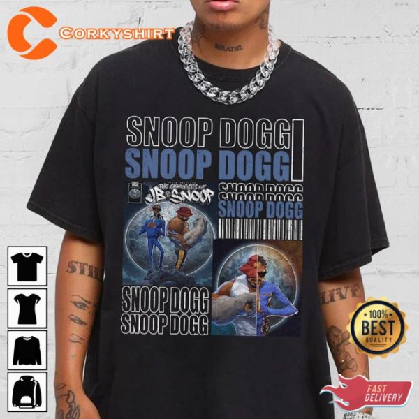 Snoop Dogg Album Rap Tracklist Gifts for Fan Unisex Graphic T-Shirt