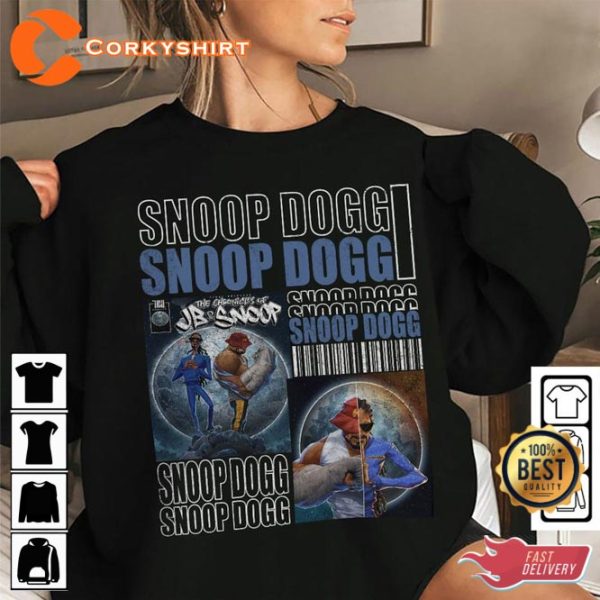 Snoop Dogg Album Rap Tracklist Gifts for Fan Unisex Graphic T-Shirt