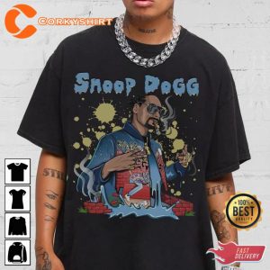 Snoop Dogg Streetwear Hip Hop 90s Comic Rap Graphic Tee