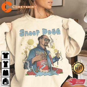 Snoop Dogg Streetwear Hip Hop 90s Comic Rap Graphic Tee4