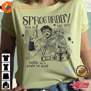 Space Daddy Mando Vintage Tee Shirt