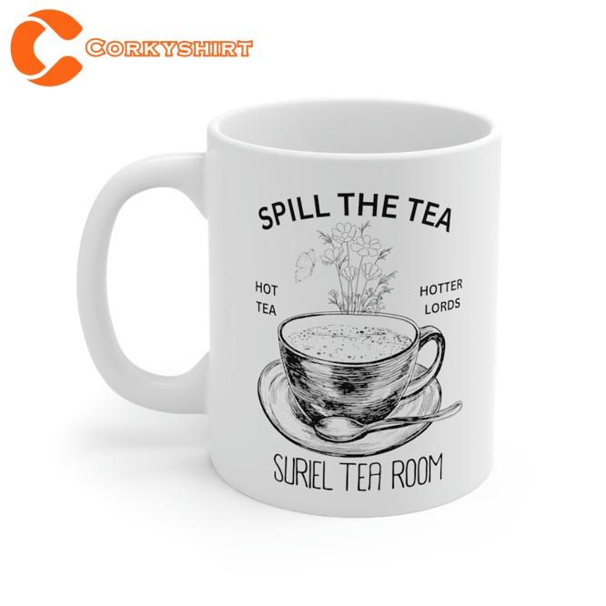 Spill The Tea Funny Best Friend Ceramic Mug2