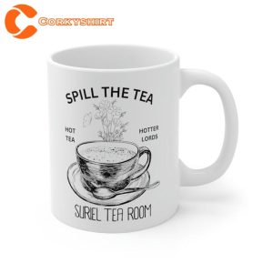 Spill The Tea Funny Best Friend Ceramic Mug3