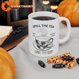Spill The Tea Funny Best Friend Ceramic Mug5