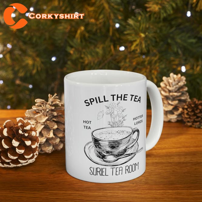 Spill The Tea Funny Best Friend Ceramic Mug7
