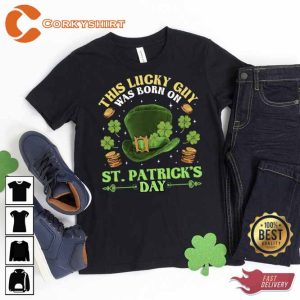 St Patricks Birthday Boys Born on Saint Patricks Day Shirt