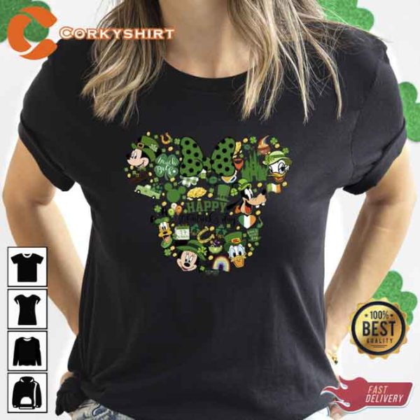 St Patricks Day Disney Family Shirt