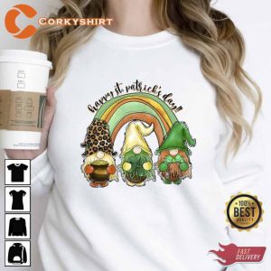 St Patricks Day Gnome Sweatshirt Design