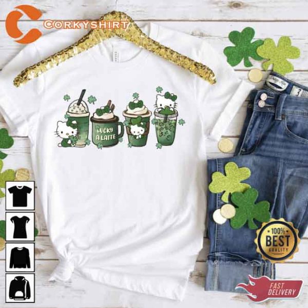 St Patrick’s Day Lucky Cute Cat Shirt