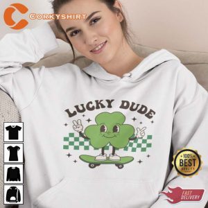 St Patrick's Day Lucky Dude Unisex Tee (4)