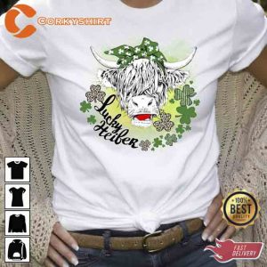 St Patrick’s Day Lucky Heifer T-Shirt