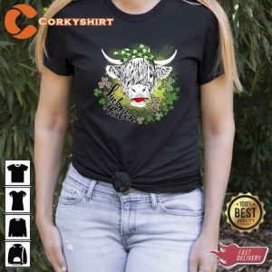 St Patrick's Day Lucky Heifer T-Shirt (3)