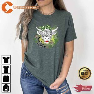 St Patrick's Day Lucky Heifer T-Shirt (4)