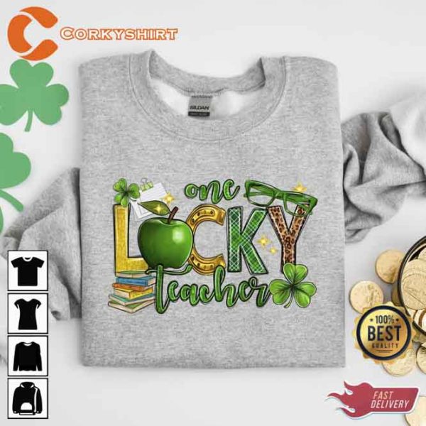 St Patrick’s Day One Lucky Teacher Shirt