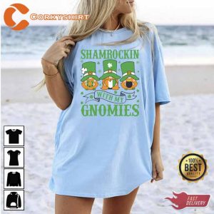 St Patrick's Day Shamrockin Gnomes Shirt (4)