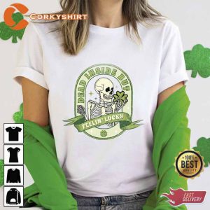 St Patricks Day Skeleton Crewneck Sweatshirt