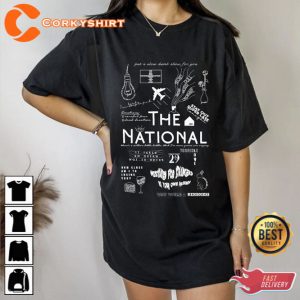 Stay Out Super Late The National Tour 2023 Shirt