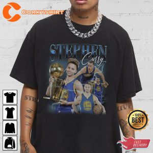 Stephen Curry Warriors Basketball Tee Shirt1