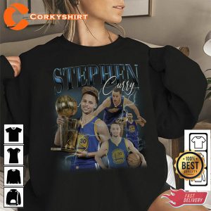 Stephen Curry Warriors Basketball Tee Shirt2