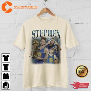 Stephen Curry Warriors Basketball Tee Shirt4