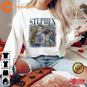 Stephen Curry Warriors Basketball Tee Shirt5