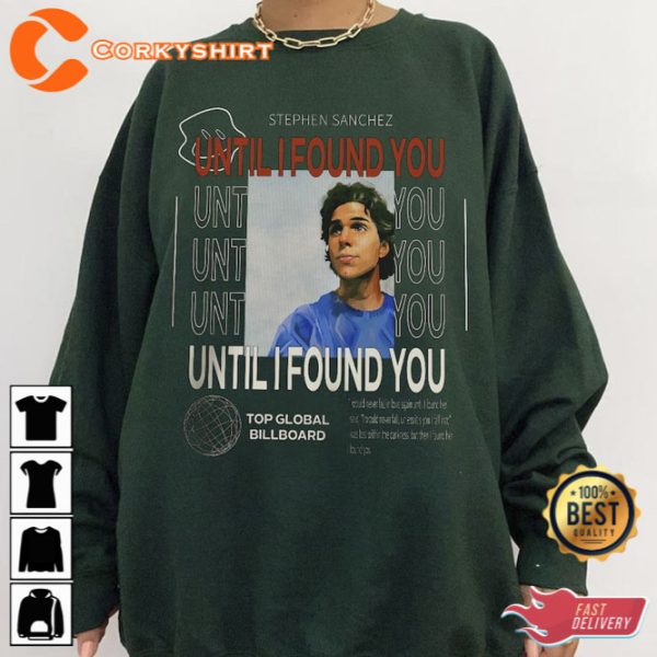 Stephen Sanchez Until I Found You Top Billboard 2023 Shirt