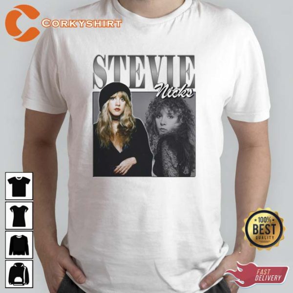 Stevie Nicks 2023 Stephanie Fleetwood Mac Music Tshirt