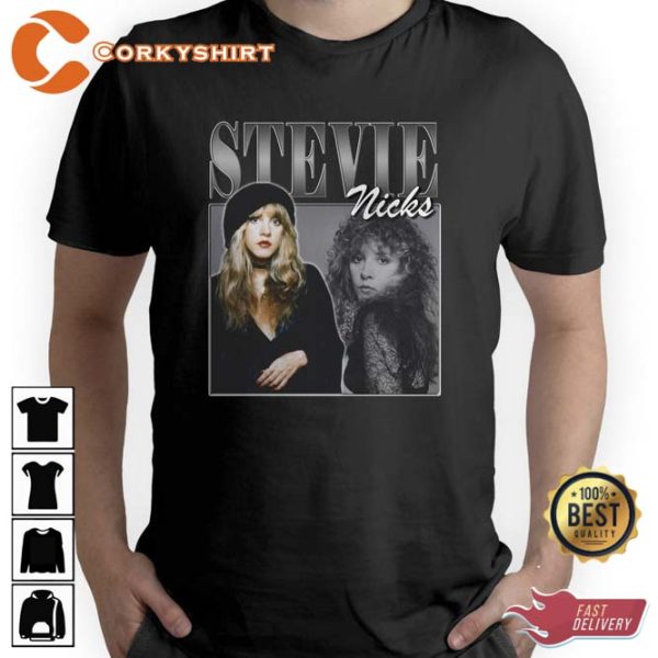 Stevie Nicks 2023 Stephanie Fleetwood Mac Music Tshirt