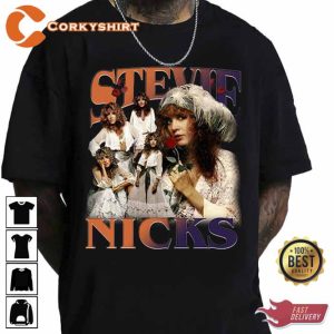 Stevie Nicks Vintage Fleetwood Mac T-Shirt Design