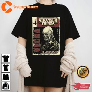Stranger Things Vecna Comic Book Cover Fan Gift Unisex T-Shirt
