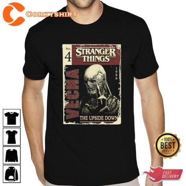 Stranger Things Vecna Comic Book Cover Fan Gift Unisex T-Shirt