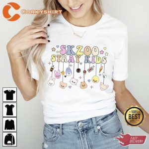 Stray Kids Zoo Character Shirt3