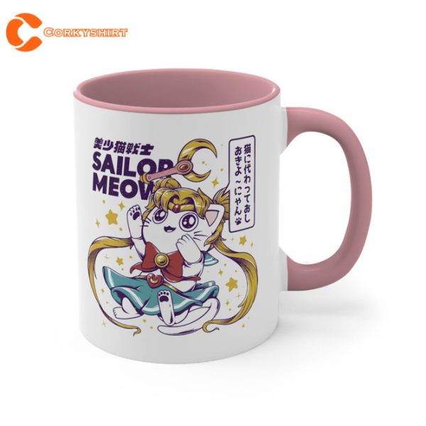 Studio Ghibli Sailor Meow Anime Coffee Mug Gift for Fan