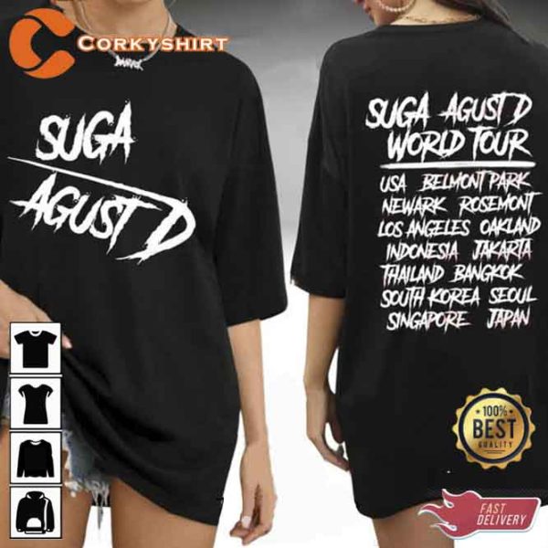 Suga Agust D Wold Tour 2023 Unisex Shirt