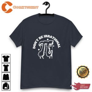 Symbol Pi Day Don't Be Irrational Ventage T-shirt