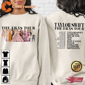 TSwift Country And Pop ArtistThe Eras Tour 2024 Crewneck Sweatshirt (2)