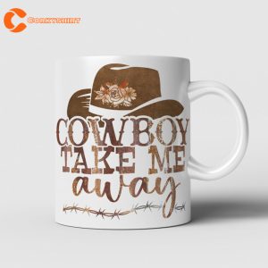 Take Me Away Cowboy Mug Country Music Gift
