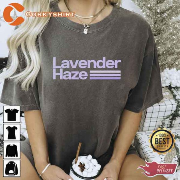 TSwift Inspired Lavender Haze Unisex Crewneck T-Shirt