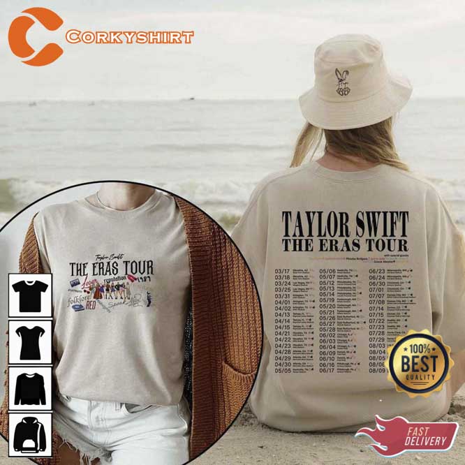 Taylor Swiftie The Eras Tour 2023 Vintage Unisex Shirts