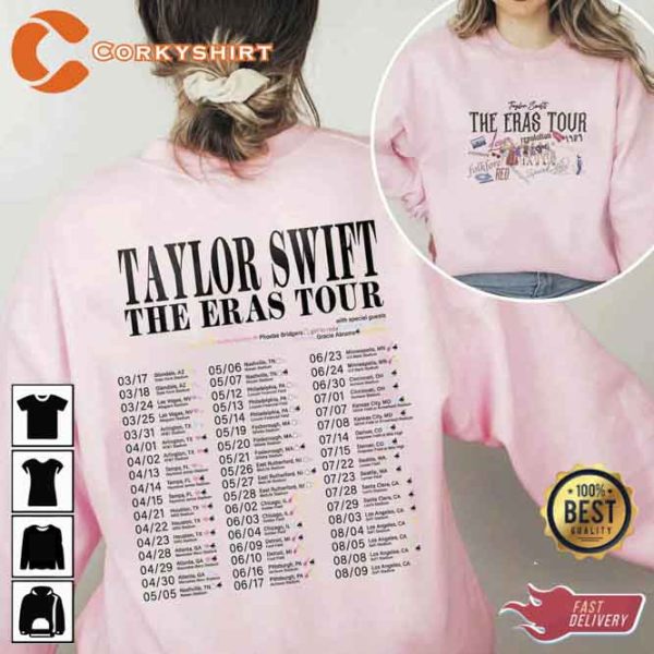 Taylor Swiftie The Eras Tour 2023 Vintage Unisex Shirts