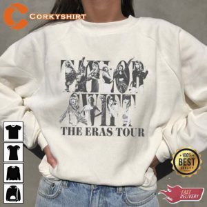 Taylor The Country-Pop Star Vintage The Eras Tour Unisex Shirt (1)