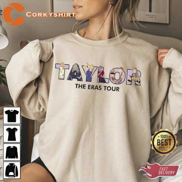 Taylor The Eras Tour Text Shirt