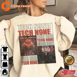Tech N9ne Vintage Hip Hop 90s Style Unisex T-Shirt Design3