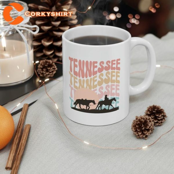 Tennessee Ceramic Western Country Music Coffee Mug