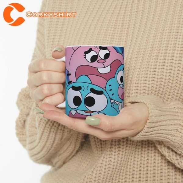 The Amazing World of Gumball Watterson Family Cartoon Mug